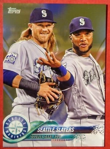 2018 Topps Seattle Slayers Gold Parallel #205 (Cano & Gamel) #0061/2018 - Picture 1 of 2