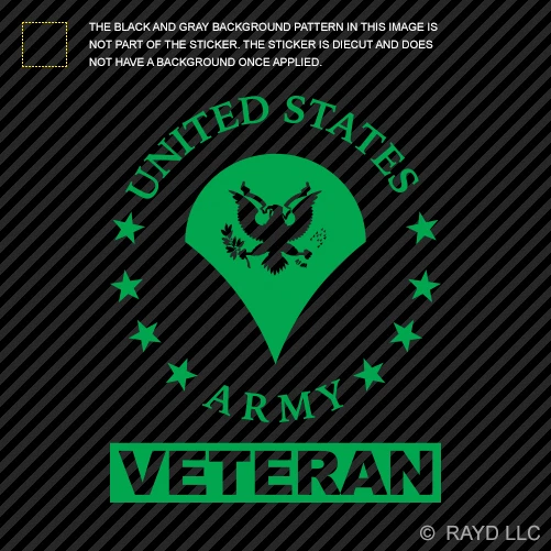 E-4 Especialista Veterano Ejército de Estados Unidos Rango Pegatina Troquelada Calcomanía SPC OR-4 E4 Foto 1 de 1