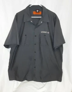 Lucky 13 Apparel Pin Up Girl Mans Ruin Mechanic Work Shirt Men's Size 3XL - D41 - Picture 1 of 5
