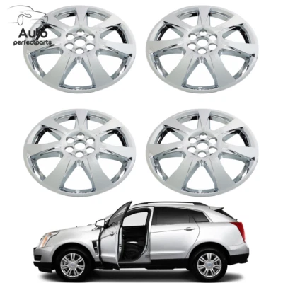 Fit For Cadillac SRX 2010 2011-2013 Replacement 20" Chrome Clad Wheel Covers Kit - Image 1 of 4