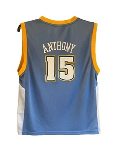 Vintage Reebok NBA Denver Nuggets Carmelo Anthony #15 Youth Jersey XL 18-20 - Picture 1 of 8