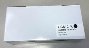 Okidata kompatible schwarze Tonerkassette für C612n und mehr (OC612 K) - Bild 1 von 2