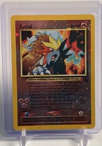 Entei Pokemon Basic 80 HP Promo Holofoil Karte mit Top Loader NM-MT Zustand 🔥 - Bild 1 von 6