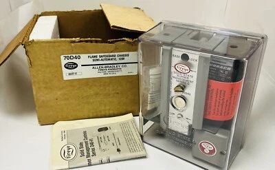  UTC ПОЖАРНАЯ И ОХРАННАЯ КОМПАНИЯ FIREYE CAT. НЕТ. 70D40 горелки управления D серии! Новый! - Изображение 1 из 4