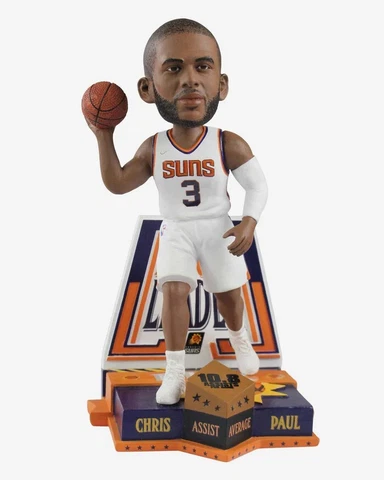 Chris Paul Phoenix Suns 2022 Assists Game Leader Bobble FOCO NEW ORIG BOX NIB Cover