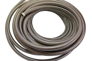 (39 Foot Roll) -12 AN Stainless Steel Braided Fuel Line Hose Oil AN12 12AN 3/4 - Picture 1 of 3
