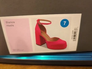Women's Bianca Platform Pumps - Wild Fable, Pink Size 7 - Picture 1 of 5