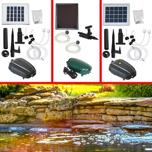 VENTILADOR DE ESTANQUE SOLAR BOMBA DE AIRE BOMBA DE OXÍGENO PIEDRA BURBUJEANTE BOMBA DE ESTANQUE JARDÍN - Imagen 1 de 4