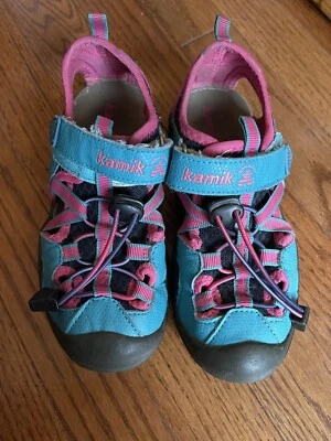 Kamik Sandals US 1 Blue and Pink Electro - Image 1 of 4