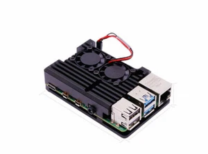 High Performance Aluminum Heatsink Dual Cooler Fan For Raspberry Pi 4 Model B - Picture 1 of 6