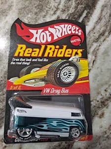 Hot Wheels RLC Series 5 Real Riders VW Drag Bus Low Number #535 - Picture 1 of 3
