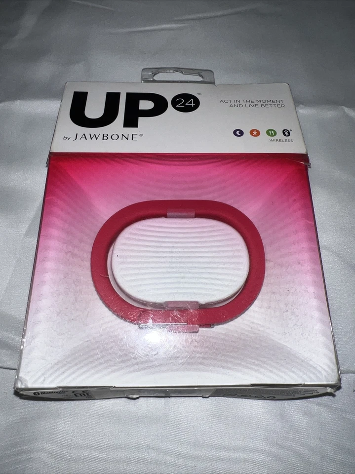 New UP 24 by Jawbone Activity Tracker Pink Large (Discontinued by Manufacturer) - Image 1 of 1
