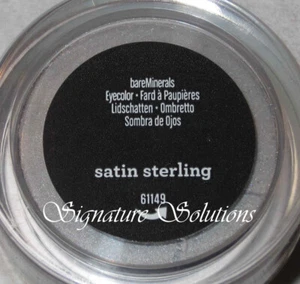 bareMinerals Eye Color/Shadow/Glimmer/Glimpse .28g - SATIN STERLING* - Picture 1 of 1