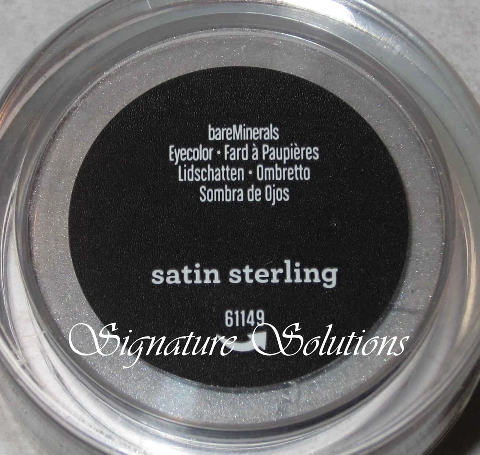 bareMinerals Eye Color/Shadow/Glimmer/Glimpse .28g - SATIN STERLING* - Image 1 of 1