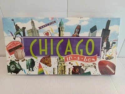 Chicago In A Box Boardgame Monopoly Style Windy City Party Family Ages 8+ Sealed - Image 1 of 4