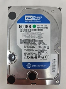 Western Digital Blue WD5000AAJS 500GB 3.5" SATA Hard Drive - Picture 1 of 3