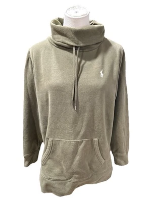 Polo Ralph Lauren Suéter Cuello Simulado Mujer Sudadera Pequeña Pequeña Marrón Foto 1 de 4