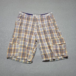 Pantalones Cortos Artful Dodger Para Hombres 34 Calce Suelto Bestia Naranja Cuadros Y2K - Imagen 1 de 12
