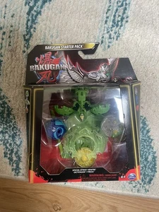 NEU Bakugan Starter 3er Pack Special Attack Ventri, Octogan, Trox mit Sammelkarten - Bild 1 von 2