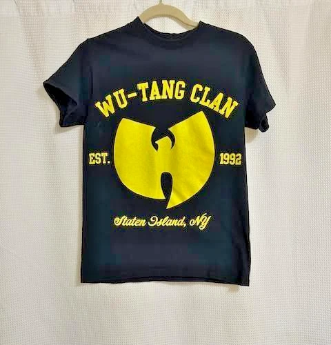 Wu Tang Clan T-Shirt, Black with Yellow lettering, Size S - Image 1 of 1