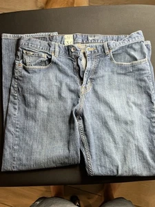 Volcom Black Bart Straight Leg Stretch Denim Skate Jeans. Men's Size 36X30 - Picture 1 of 5