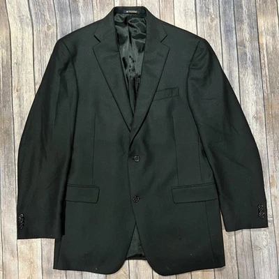 Loro Piana Cashmere Sport Coat Blazer Mens 41L Black Suit Jacket Hart Schaffner - Image 1 of 4