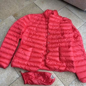 MONCLER Leyla Daunen Jacke Lightweight 4/40 Coral neuw. - Bild 1 von 8