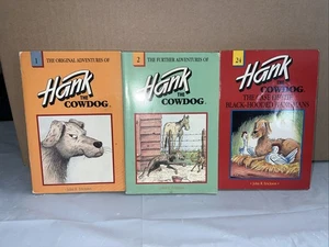 Menge 3 HANK THE COWDOG #1, #2 #24 Die Original Abenteuer von Erickson SIGNIERT - Bild 1 von 21