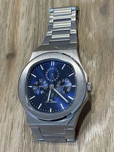 Reloj Karl-Leimon Majesty Azul con Triple Calendario Fase Lunar 40mm Zafiro - Imagen 1 de 4