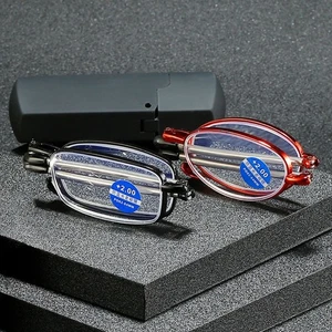 Metal Frame Presbyopia Eyewear Anti-Blue Light Eyeglasses +1.00~+4.0 Diopter - Picture 1 of 26
