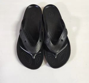 Crocs Iconic Comfort All Terrain schwarze Flip Flops Sandalen Herren 11 neu ohne Etikett Sommer - Bild 1 von 11