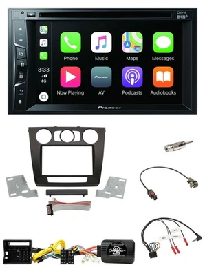 Pioneer Lenkrad USB DVD Bluetooth DAB 2DIN Autoradio für BMW 1er man. Klima E87/ - Bild 1 von 4