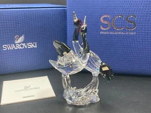 Swarovski Crystal 1142860 SCS Red Crowned Cranes W/Box & COA - Picture 1 of 10