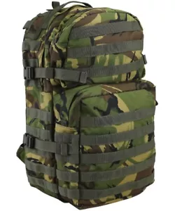 Mochila de combate táctico del ejército británico SAS Bergen Molle DPM camuflaje 40 litros L nueva - Imagen 1 de 2