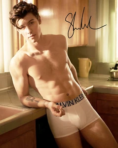 SHAWN MENDES SIGNED AUTOGRAPHED REPRINT 8x10 11X17 13X19 POSTER SHIRTLESS PHOTO - Picture 1 of 1