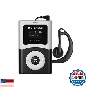 Receptor de sistema de guía turístico inalámbrico Retekess T130U (4.ª generación T130), guía turístico - Imagen 1 de 5