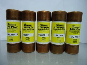 Neu Posten Bussmann LPJ-20SP 20 AMP Sicherungen Low Peak 600 Volt Klasse J NEU ANSEHEN - Bild 1 von 3