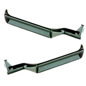 Juego de manijas de puerta interiores de metal par LH RH negro para 87-96 F150 F250 F350 Bronco - Imagen 1 de 10