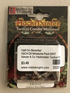 Hackmaster Miniatures Kenzer & Company Half-Orc Berserker - Nuevo - Imagen 1 de 1