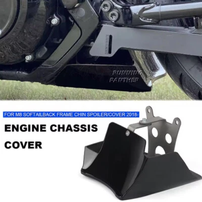 BACK FRAME CHIN SPOILER For Softail Street Breakout Fat Bob Fat Boy Low Rider Foto 1 de 4