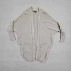 American Eagle Outfitters Cardigan Women’s X-Small Beige Open Front Boho Y2K - Picture 1 of 18