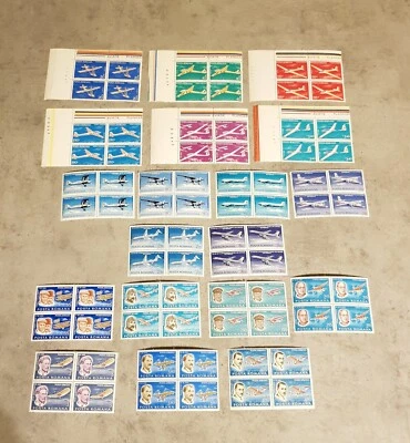 ROMANIA AIRPLANES -AVIATION MINI LOT IN BLOCKS &BLOCK MNH - Image 1 of 2