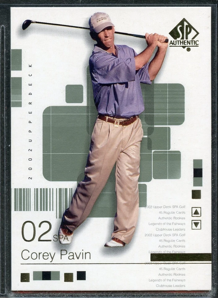 2002 Upper Deck SP Authentic Golf - #12 - Corey Pavin - Image 1 of 1