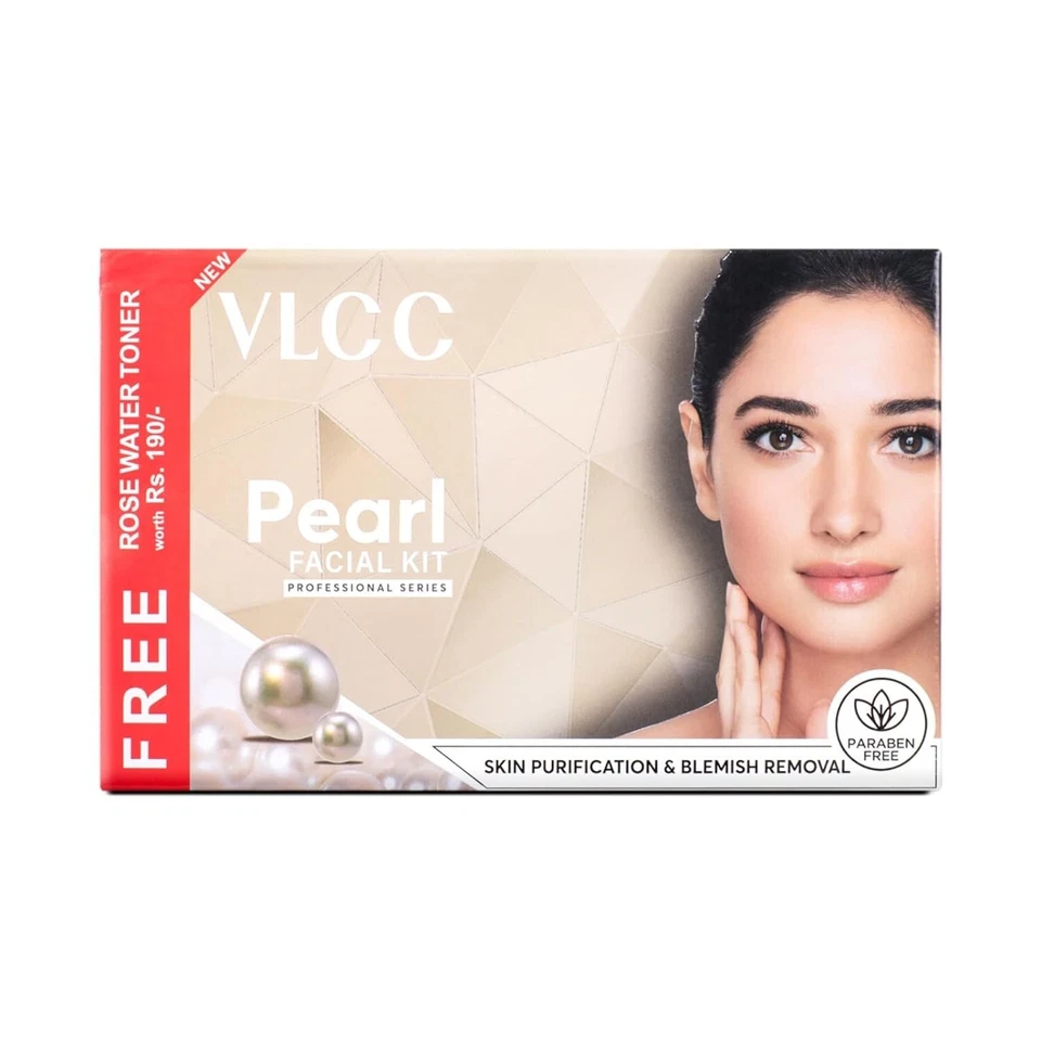 Kit facial VLCC Pearl con tónico para agua de rosas GRATIS - 300 g + 100 ml Foto 1 de 4