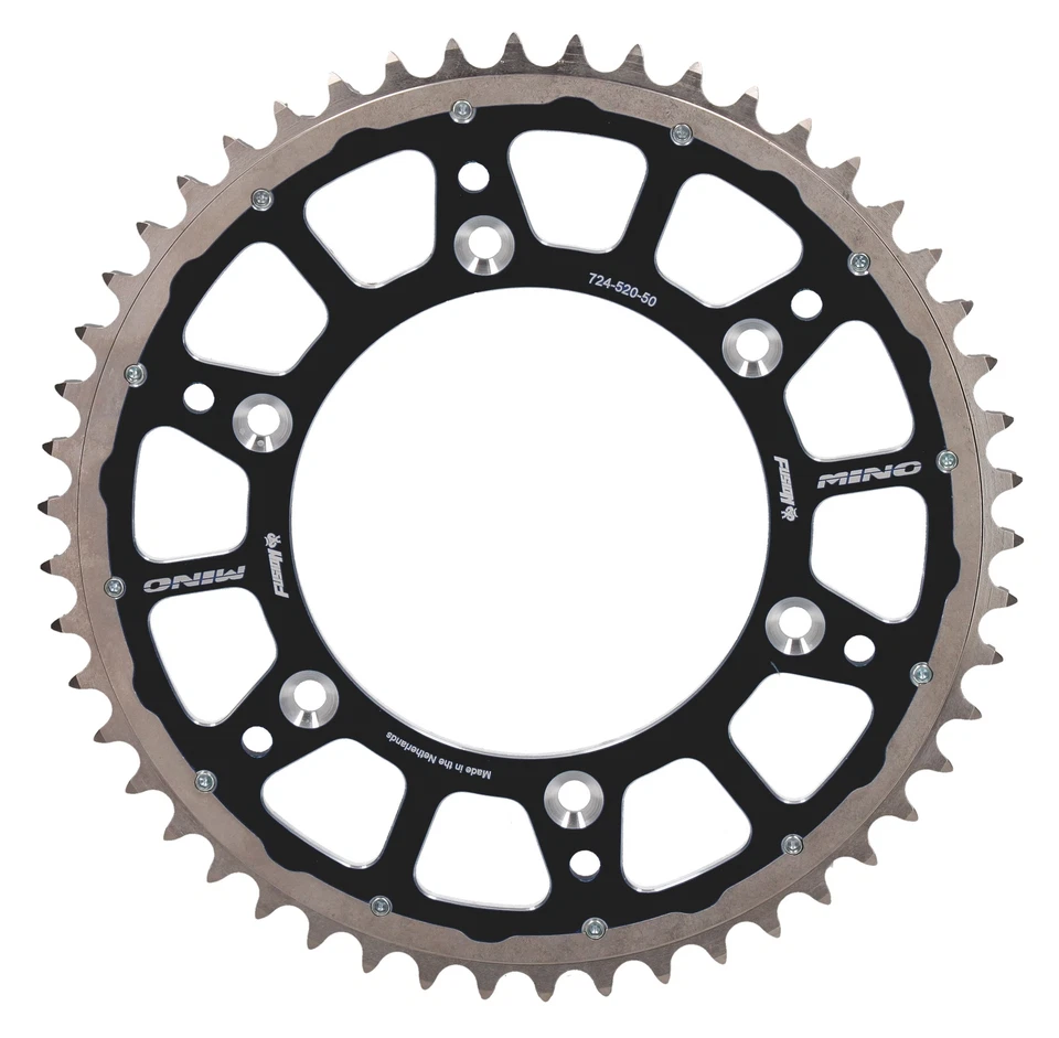 MINO Fusión Piñón Compatible Con KTM Husqvarna GasGas Husaberg SWM Negro 52 Z - Imagen 1 de 1