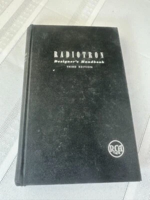 Radiotron Designers Black Handbook Third Edition Copyright 1941 Collector Gift - Image 1 of 4