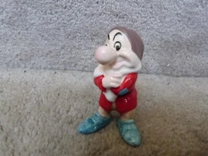 Vintage Walt Disney Productions GRUMPY Schneewittchen Zwerg Figur Japan 2,5" EUC - Bild 1 von 5