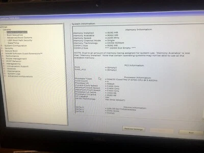 Dell OptiPlex 7450 AIO 23.8" | 3.4GHz i7 6700 | 8GB | 128GB | DVD |  - Image 1 of 3