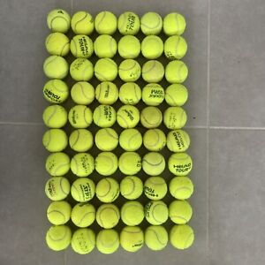 Lot De 60 Balles De Tennis Usagées Pour Chiens, Entraînement Ou Autre (2)