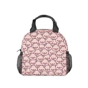 Pig Lunch Bag for Women Small Lunch Bags Insulated Cute Reusable Lunchbox for... - Picture 1 of 8